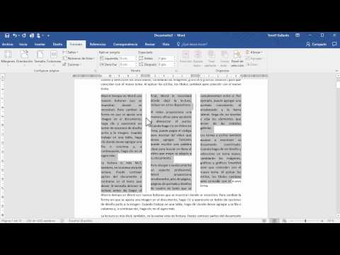 Video: Cómo Hacer Columnas En Word