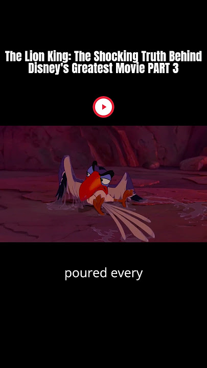 YOU WONT BELIEVE THIESE FACTS ABOUT THE LION KING! PART 3