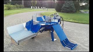 Log Splitter Heavy Duty - Best Firewood Splitter - Faver F137-STS Commercial Grade Log Splitter