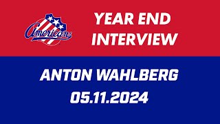 Anton Wahlberg Year End Interview | 05.11.2024