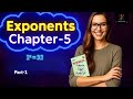Frank ICSE Mathematics Class 7|Chapter 5 | Exponents | Exercise 5.1 | P-1