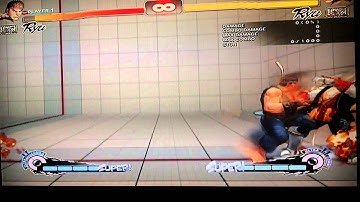 USF4- Ryu Ex Shoryuken reset combos.