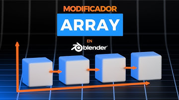 Modificador Array: qué hace y cómo usarlo | Array Modifier explained | Blender 4.5