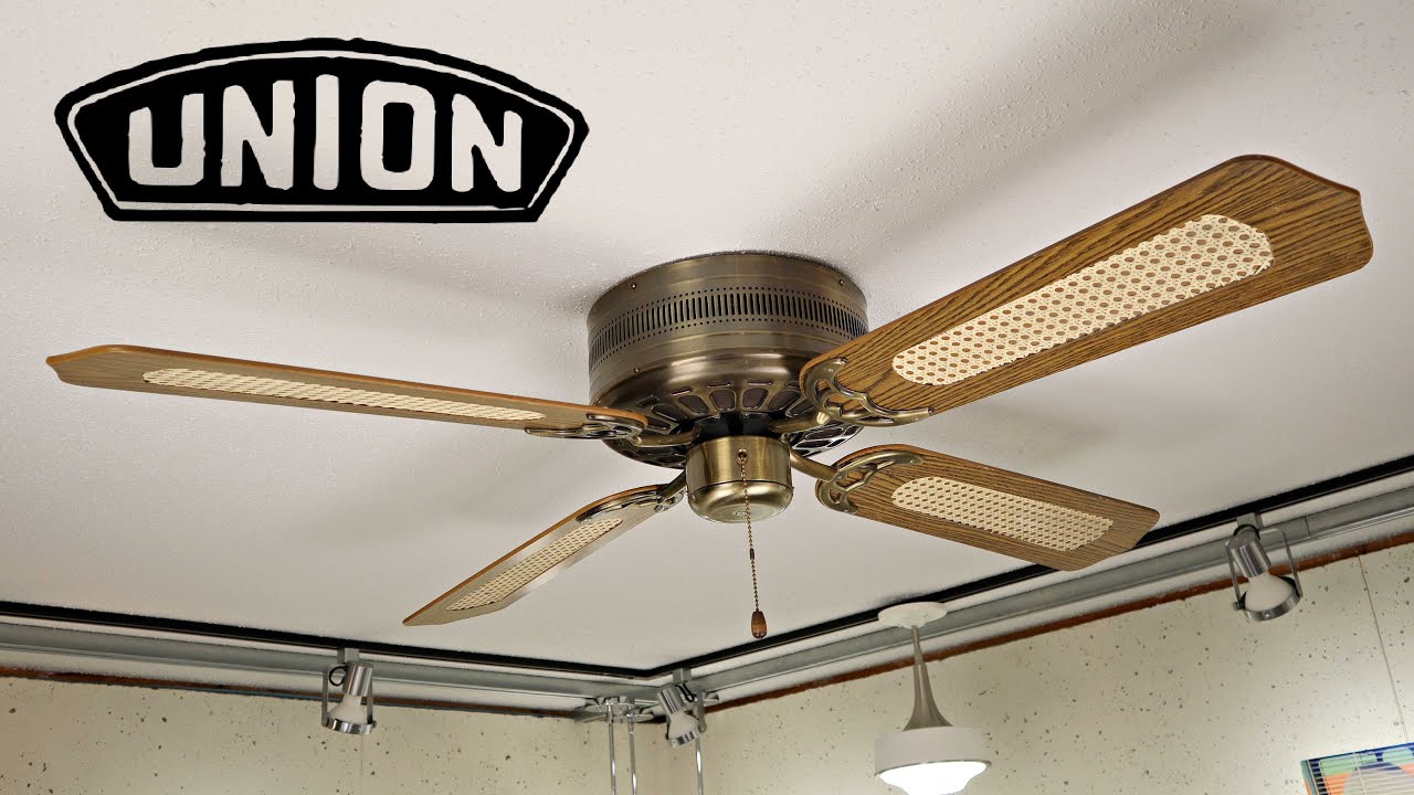 Tilføj til Ledig fornuft Union Hugger Ceiling Fan | 1080p HD Remake - YouTube