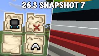 Concrete Slabs & Stairs, New Explorer Maps & More! - Minecraft 26.3 Snapshot 7