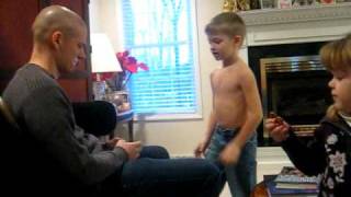 Luke Making Armpit Music