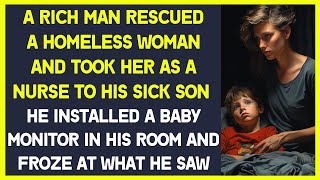 A rich man hired a poor woman as a nurse for his sick son. Then he saw a video from a hidden camera screenshot 5