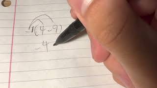 Distributing the negative sign when simplifying expressions