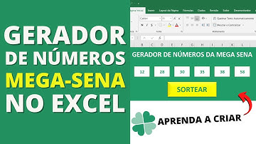 Gerador de Números da Mega-Sena no Excel [Como Criar]