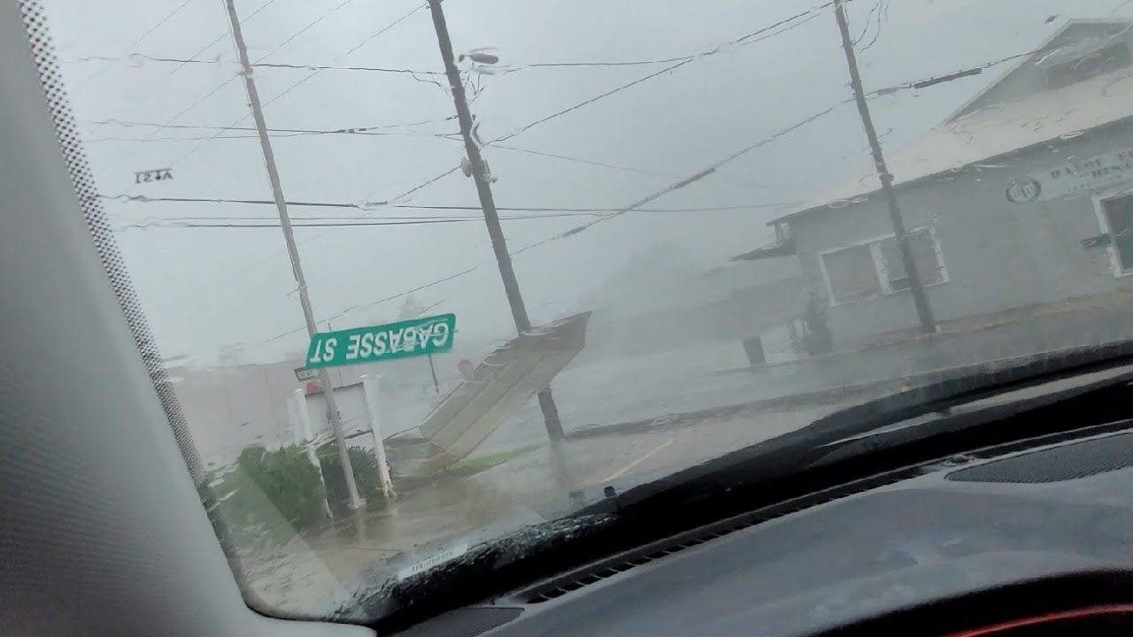 Live Hurricane Ida Houma, Louisiana YouTube