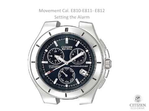 CITIZEN E810 E811 E812 Setting Instruction - YouTube