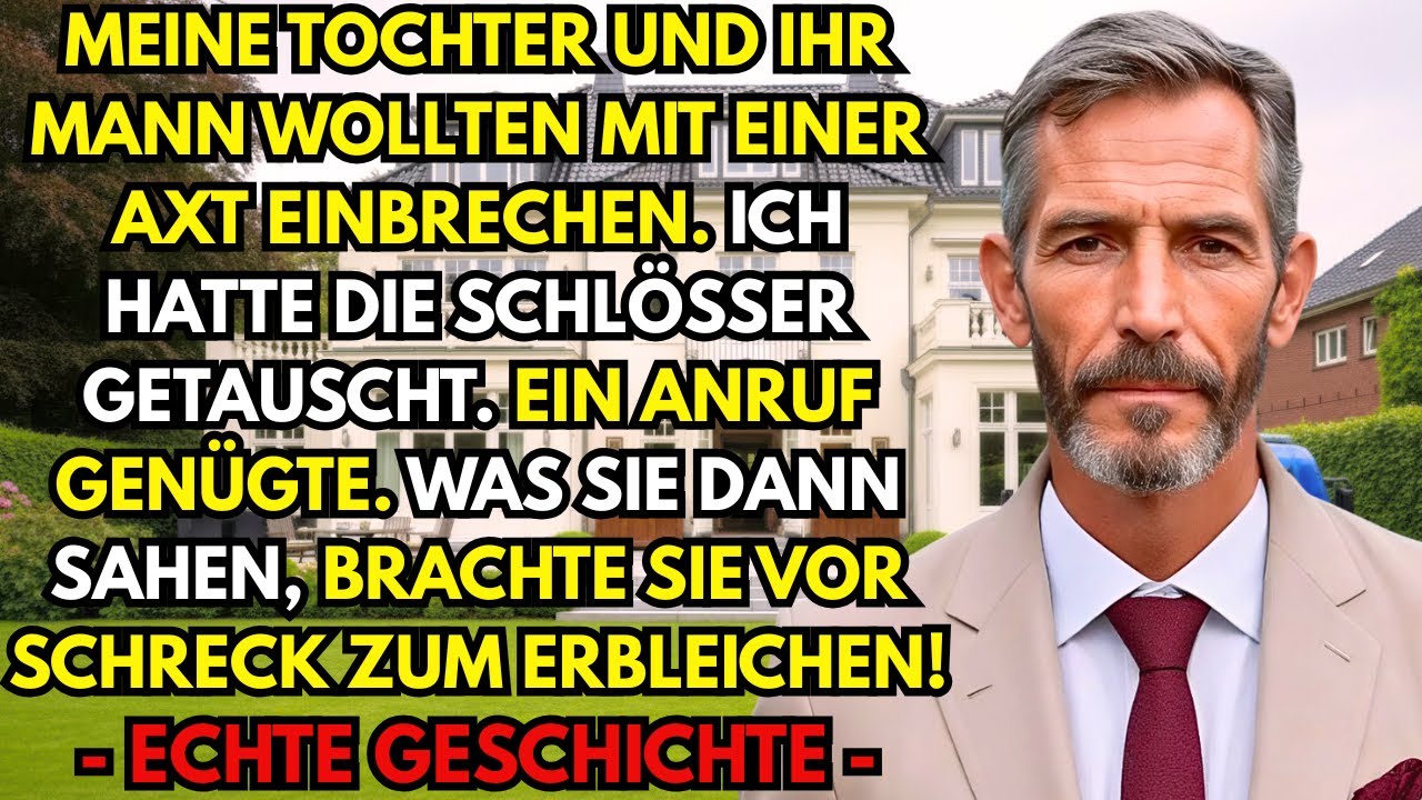 Schwager brach Tür mit Axt auf, weil ich Schlösser wechselte. Fünf Minuten später...