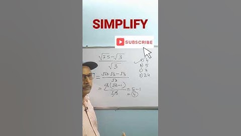 Square Root Simplification #maths #simplification #trending #shorts