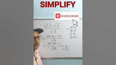Square Root Simplification #maths #simplification #trending #shorts