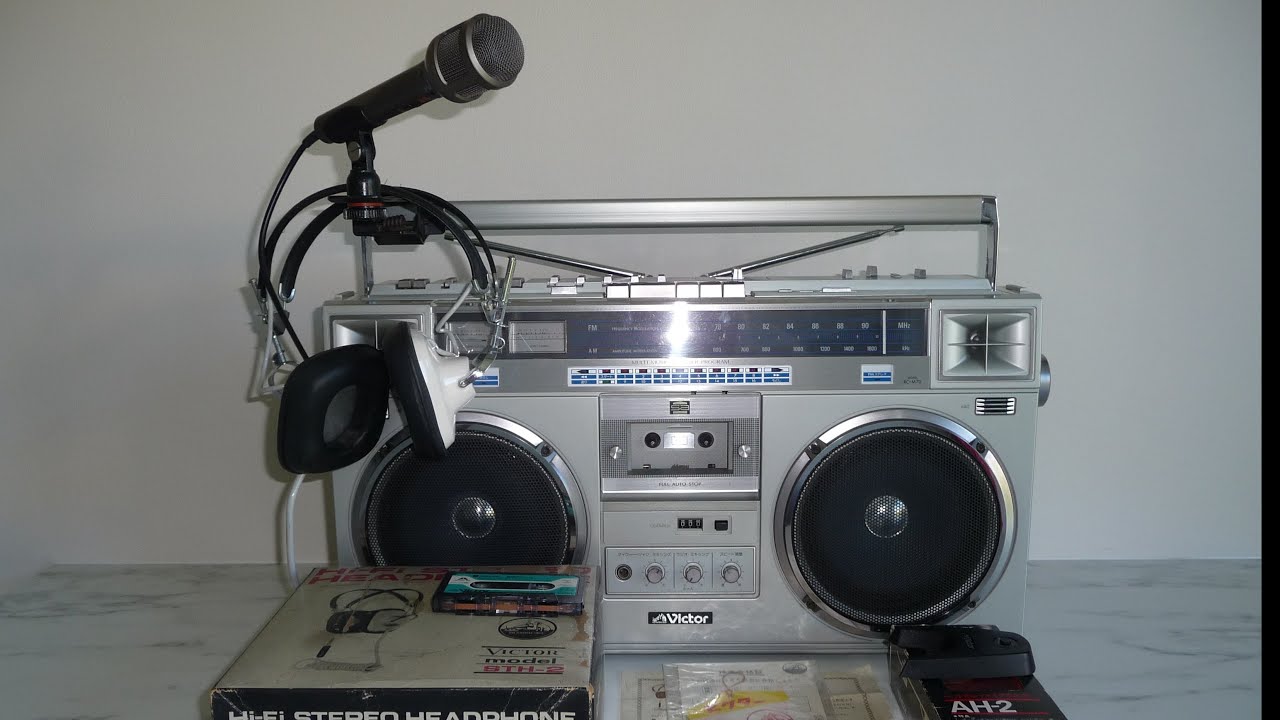 ラジオ・コンポ Victor Rc-m70 Victor - Victor RC-M70 ビクター FM/AMステレオラジオカセット