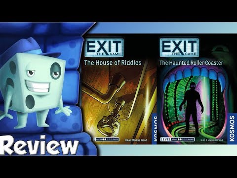 Exit: The Game – The Haunted Roller Coaster & The House of Riddles Review - with Tom Vasel