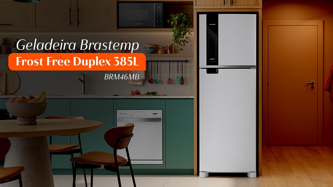 Geladeira Brastemp Frost Free Duplex 385L - BRM46