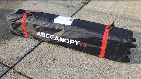 ABCCANOPY Outdoor Easy Pop up Canopy Tent with Netting Wall, Very sturdy and heavy!! Kudos👍