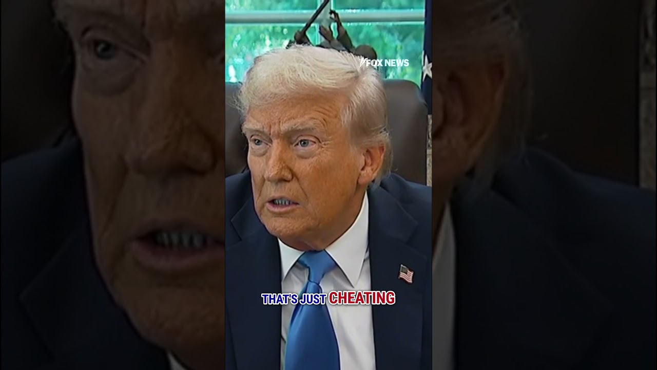 ⁣Trump: That’s not free speech, that’s ‘CHEATING’ #shorts #usa #trump #politics #foxnews #news