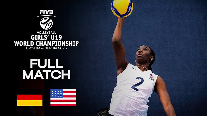 Germany vs. USA - Round of 16 | Girls' U19 World Champs 2025 - Full Match