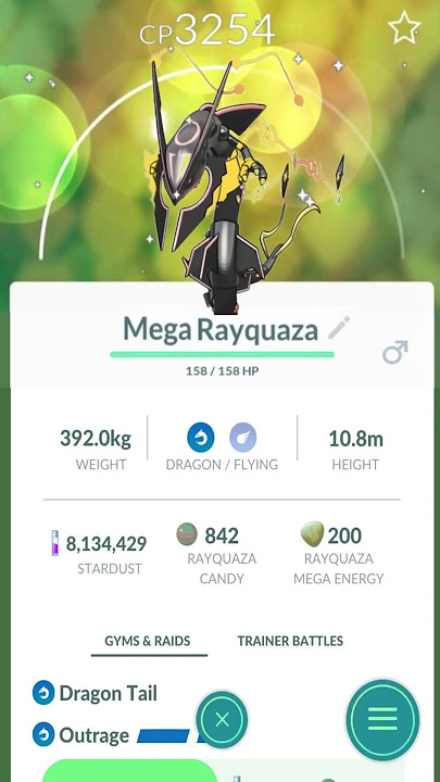 ISSO VAI DESTRUIR O *RAYQUAZA* NO JOGO… 🤯😨😦 #pokemongo 