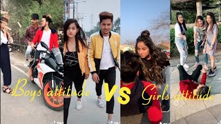 Girls Attitude Vs Boys Attitude Tik Tok Video Funny Tik Tok Video