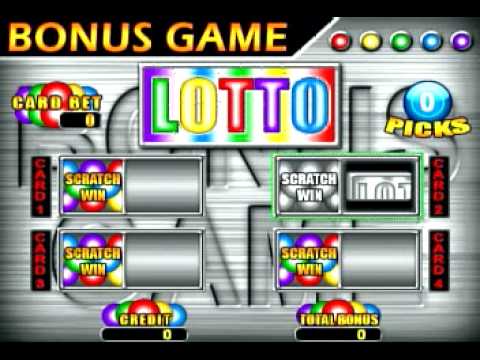 20110628 Bingo Lotto  BONUS GAME 1