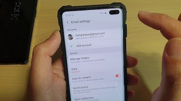 Galaxy S10 / S10+: How to Show / Hide Email Folders