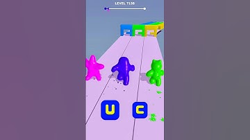 Blob Shifter 3D Level-7158 best cool game ever #games #trending #gaming #funny #shorts
