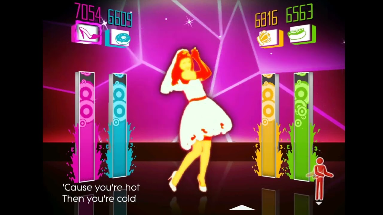 Hot n cold - Katy Perry. JUST DANCE 1. 4 PLAYERS