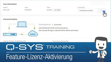 Q-SYS Level One Training - Feature Licenses (DE)