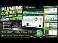 Plumbing Contractor Dashboard in Google Sheets