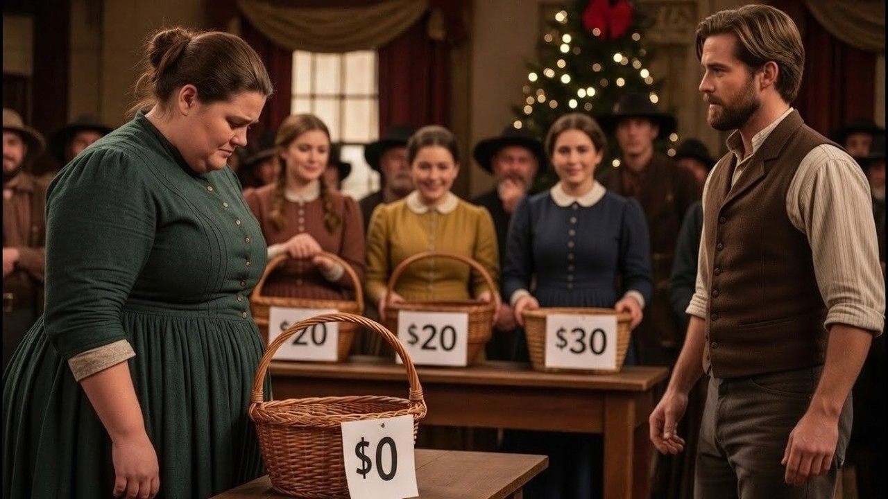 Az elhízott özvegy karácsonyi kosarára egyetlen licit sem érkezett — A farmer meglátta az értékét...