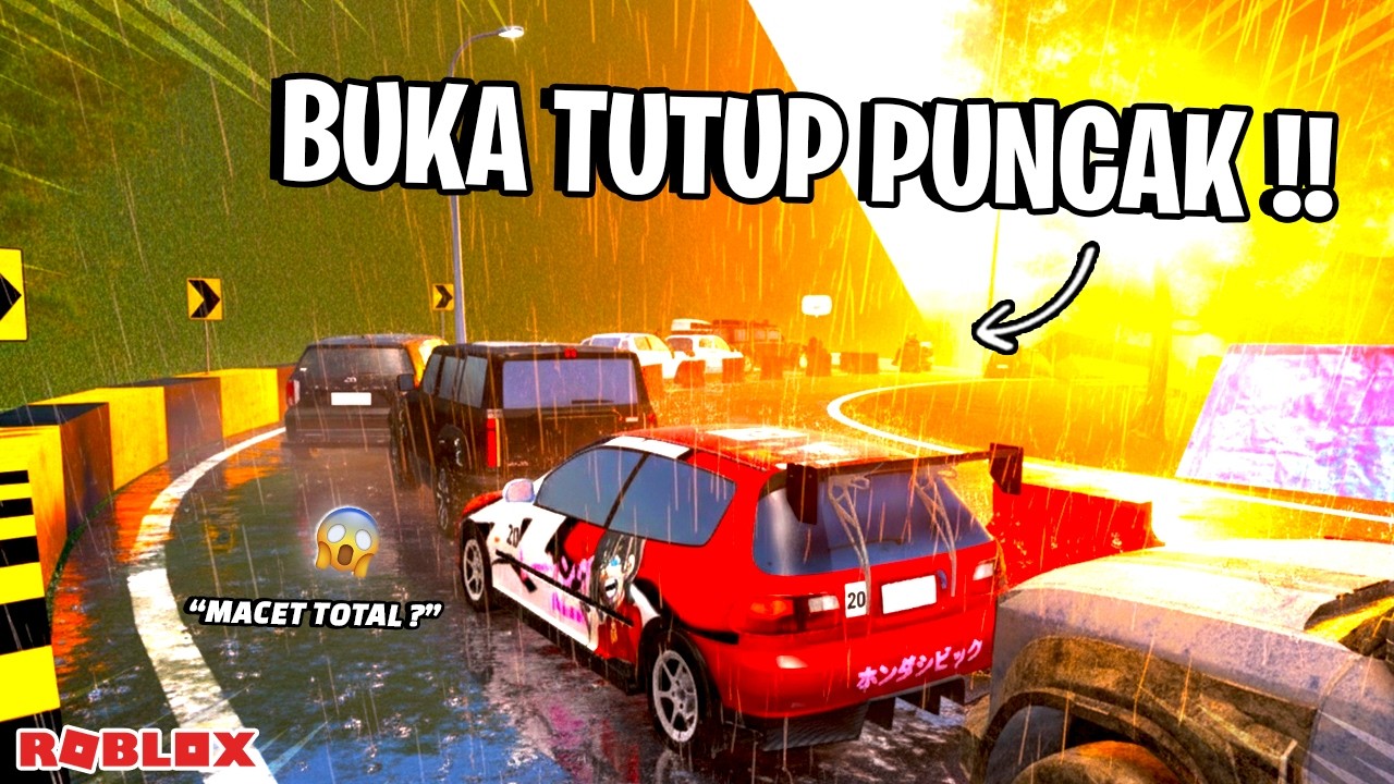 BUKA TUTUP PUNCAK BIKIN MACET TOTAL 😱!! CDID ROLEPLAY- #cdidroleplay