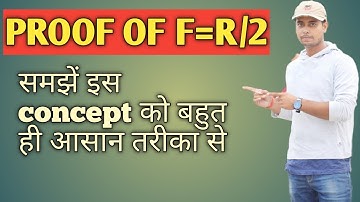 PROOF OF F= R/2. ON CONCAVE MIRROR.