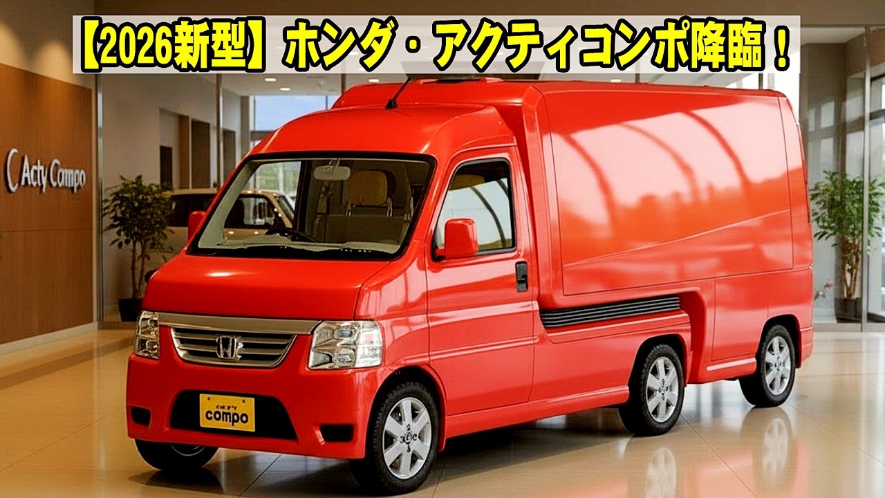 【2026新型】ホンダ・アクティコンポ降臨！軽トレーラーの常識を覆す「移動する秘密基地」の全貌