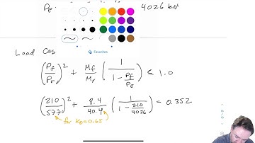 Wood Beam-Column Design Example - Part 6 Axial-Moment Interaction
