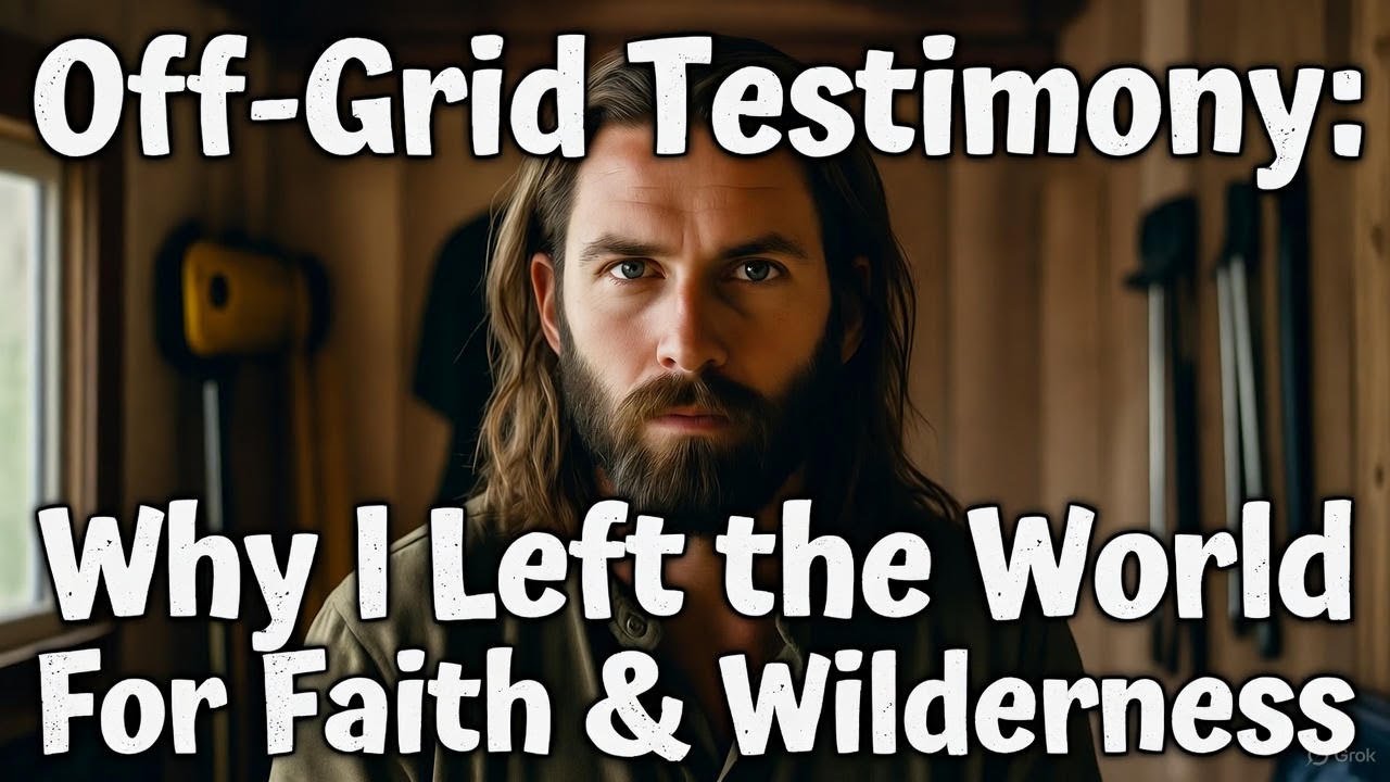 🔥 Off-Grid Testimony: Why I Left the World for Faith & Wilderness 🔥