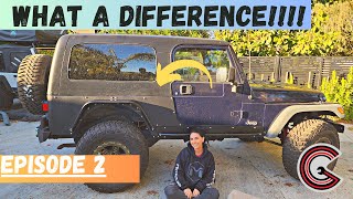 EVERY Jeep Needs This INSANE BODY ARMOR   OVERLINE FENDERS DIY Install  - LJ BUILD Episode 2 of 3