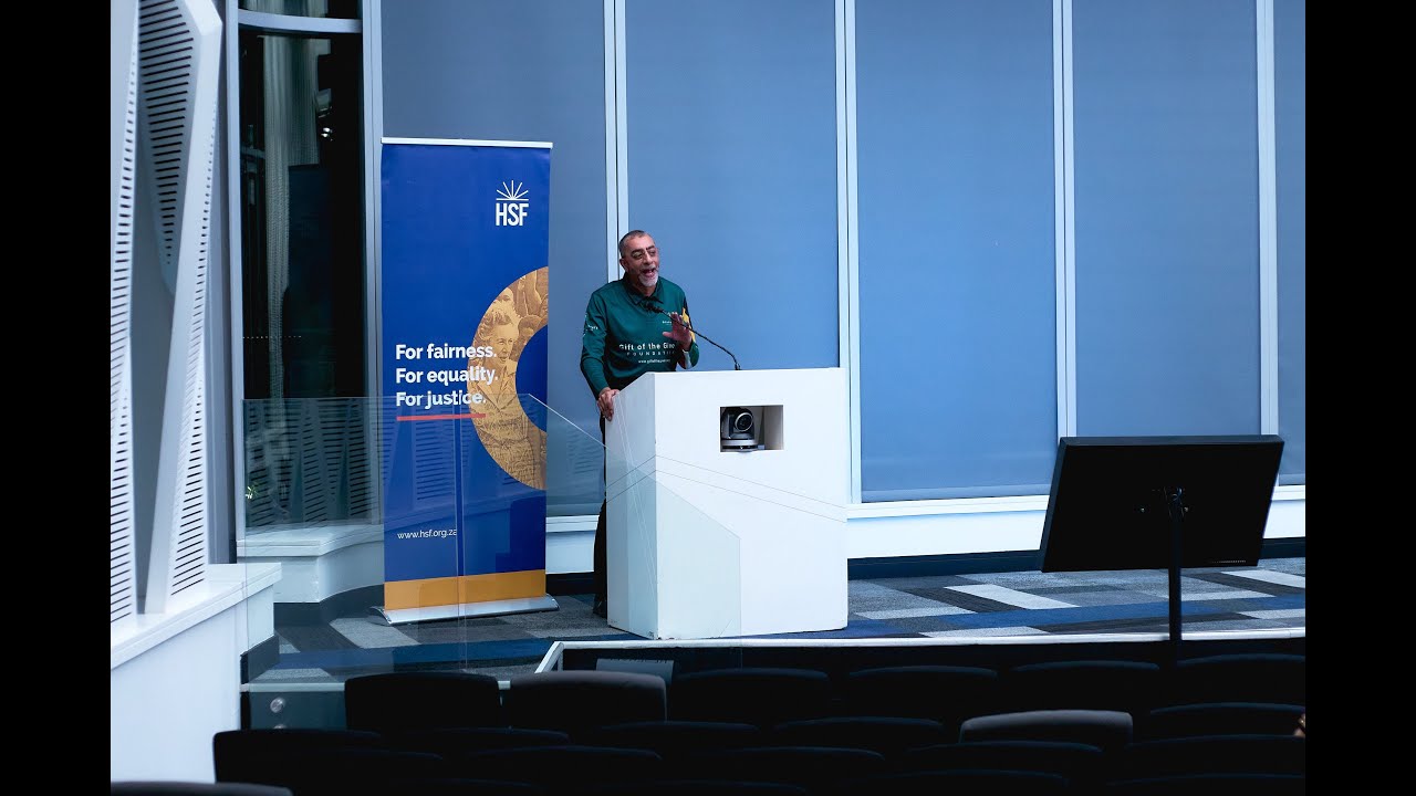 Helen Suzman Memorial Lecture 2024 Dr Imtiaz Sooliman