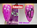 XO Heart Nails Art For Beginner 💖Vẽ XO Trái Tim💅New Nails Design 💝 New Nails