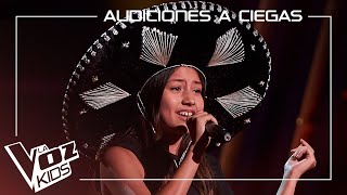 Astrid Verweij canta "Se me olvidó otra vez" | Audiciones a ciegas | La Voz Kids Antena 3 2024