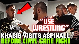 Khabib Nurmagomedov Shares Secrets With Tom Aspinall To Beat Ciryl Gane (FULL VIDEO)