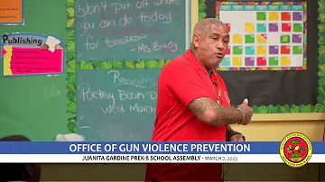 Damian Lang -  Office of Gun Violence - JUANITA GARDEN  SCHOOL 3 7 2023