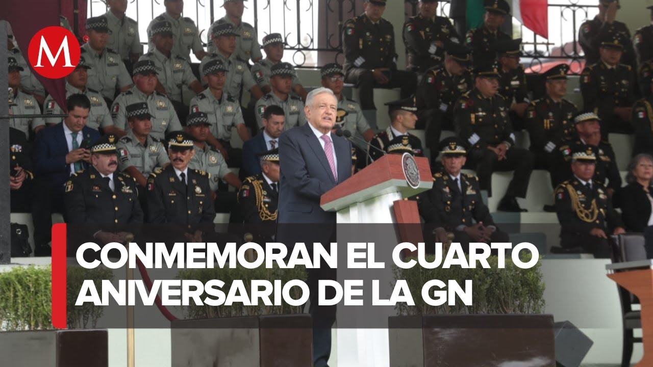 AMLO encabeza la ceremonia por el cuarto aniversario de la Guardia ...