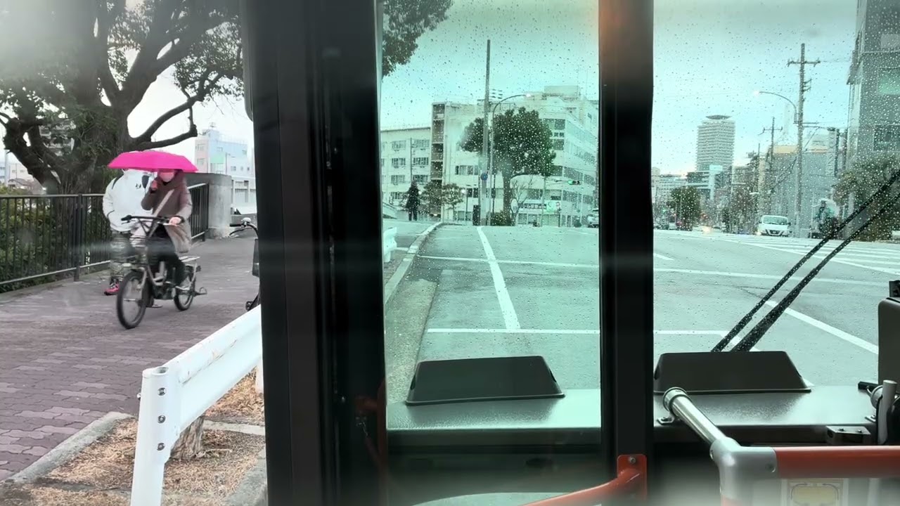 【神戸市バス】全面展望　96系統　神戸駅前→七宮町→松原通5丁目