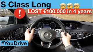Mercedes S 350 d 4Matic Long (W222) POV Test Drive + Acceleration 0-200 km/h