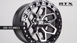 Zion Black Machined | RTX Wheels
