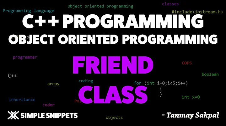 Friend Class in C++ Programming with Program Example & Explanation