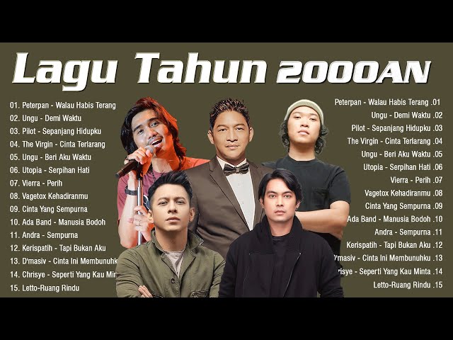 50 Top Lagu Tahun 2000an Paling Hits Pada Masanya - Lagu Nostalgia Terbaik Tahun 2000an class=